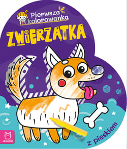 Pierwsza kolorowanka z pieskiem. Pierwsza Kolorowanka. Zwierzątka - Agnieszka Bator