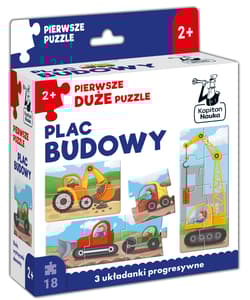 Pierwsze duże Puzzle Plac budowy Kapitan Nauka
