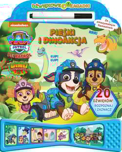 Pieski i dinoakcja. Dźwiękowe zagadki. Psi Patrol - Opracowanie Zbiorowe