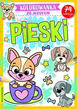 Pieski. Kolorowanka ze wzorem - Opracowanie Zbiorowe