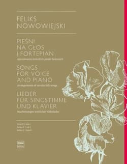 Pieśni solowe z towarzyszeniem fortepianu - Feliks Nowowiejski