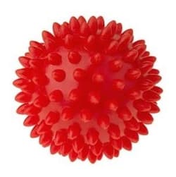 Piłka rehabilitacyjna czerwona 6,6cm