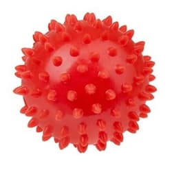 Piłka rehabilitacyjna czerwona 7,6cm