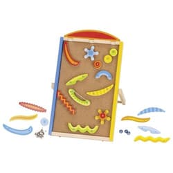 Pinball - flipper na korkowej tablicy