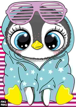 Pingwinek. Wykrojnik - Opracowanie Zbiorowe