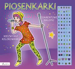 Piosenkarki Niezwykłe kolorowanki Diamentowe nalepki