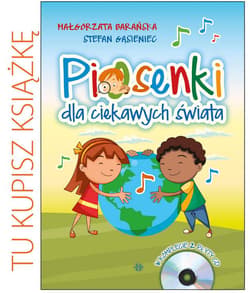 Piosenki dla ciekawych świata Książka + 2 płyty CD - Gąsieniec Stefan