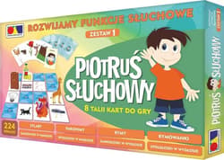 Piotruś słuchowy 8 talii do gry - Praca zbiorowa