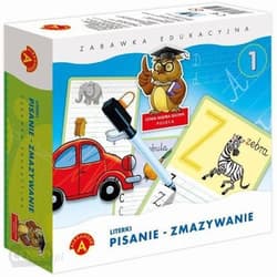 Pisanie-zmazywanie 1 Literki Zabawka edukacyjna