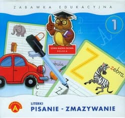 Pisanie-zmazywanie 1 Literki Zabawka edukacyjna