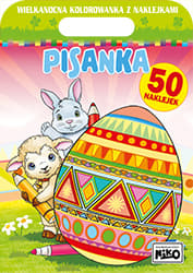 Pisanka. Wielkanocna kolorowanka z naklejkami - Artur Rajch
