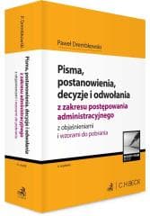 Pisma, postanowienia, decyzje i odwołania... -  Drembkowski Paweł