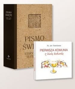 Pismo Święte A4 beż + Kokardka gratis pakiet