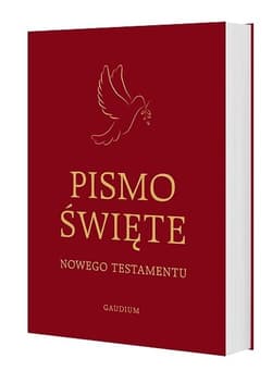 Pismo Święte Nowego Testamentu bordowe duży druk