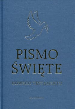 Pismo Święte Nowego Testamentu granatowe duży druk