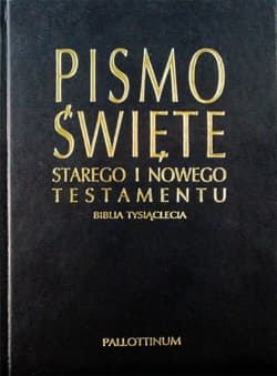 Pismo Święte Starego i Nowego Testamentu Biblia Tysiąclecia eko oprawa granatowa
