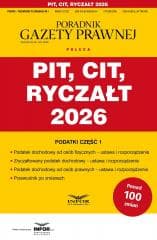 Piy, Cit, Ryczałt 2026. Podatki-Przewodnik - Praca zbiorowa