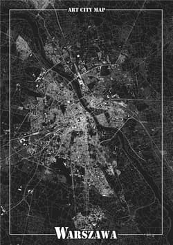 Plakat dekoracyjny - Warszawa