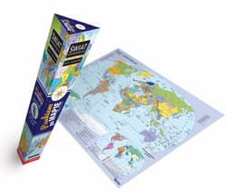 Plakat Mapa polityczna świata - Opracowanie Zbiorowe