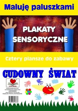 Plakaty sensoryczne Maluję paluszkami Cudowny świat - Agnieszka Wileńska