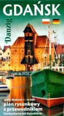Plan kieszonkowy rysunkowy Gdańsk - Praca zbiorowa