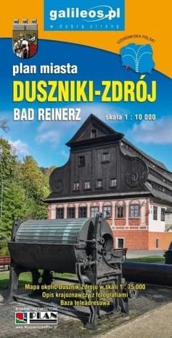 Plan miasta - Duszniki-Zdrój 1: 10 000 - Praca zbiorowa