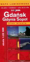 Plan Miasta EuroPilot. Gdańsk Gdynia Sopot laminat - Praca zbiorowa