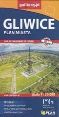 Plan miasta - Gliwice 1:20 000 - Praca zbiorowa