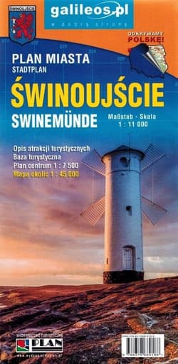 Plan miasta i okolic - Świnoujście, Międzyzdroje - Praca zbiorowa
