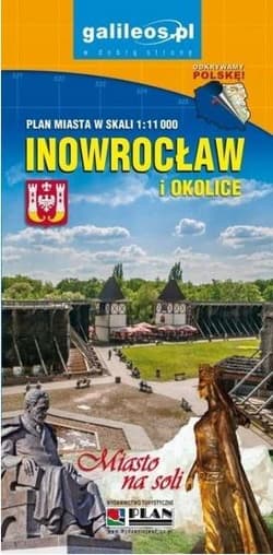 Plan miasta - Inowrocław i okolice 1:11 000 - Praca zbiorowa