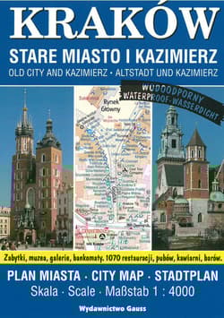 Plan miasta. Kraków, Stare Miasto i Kazimierz wyd. 12