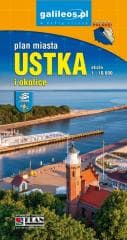 Plan miasta - Ustka i okolice 1:10 000 - Praca zbiorowa