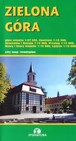 Plan miasta - Zielona Góra - praca zbiorwa