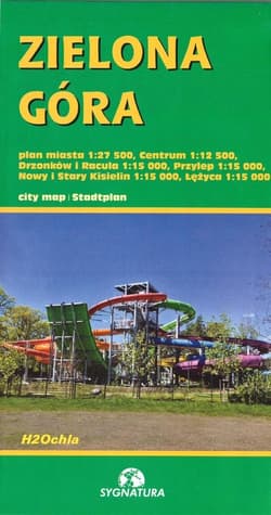 Plan miasta - Zielona Góra w.2026 - Praca zbiorowa