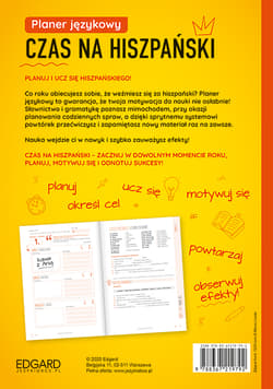 Galeria - zdjęcie nr. 2 - Planer językowy. Czas na hiszpański wyd. 3