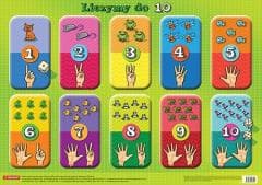 Plansza edukacyjna - Liczymy do 10