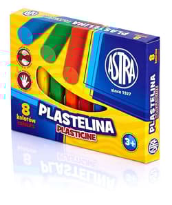 Plastelina 8 kolorów