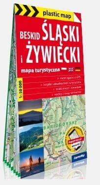 Plastic map Beskid Ślaski i Żywiecki w.2022 - Praca zbiorowa