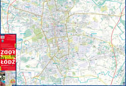 Galeria - zdjęcie nr. 3 - Plastic map Łódź 1:22 000 plan miasta