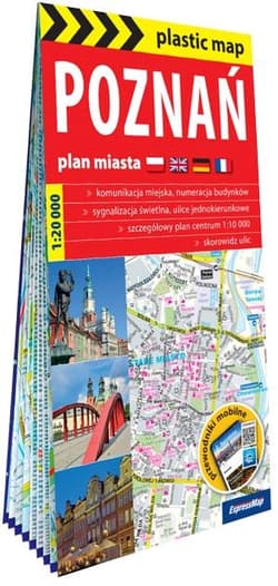 Plastic map Poznań 1: 20 000 - Praca zbiorowa