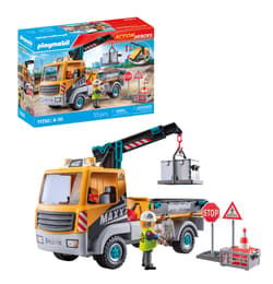 Galeria - zdjęcie nr. 2 - Playmobil Ciężarówka budowlana z dźwigiem 71750