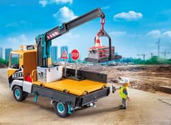 Galeria - zdjęcie nr. 5 - Playmobil Ciężarówka budowlana z dźwigiem 71750