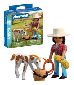 Galeria - zdjęcie nr. 3 - Playmobil Duo Pack Kowbojka ze źrebakiem 72026