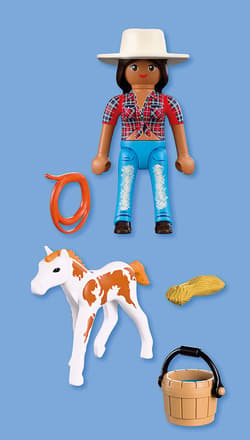 Galeria - zdjęcie nr. 4 - Playmobil Duo Pack Kowbojka ze źrebakiem 72026