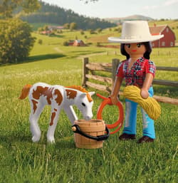 Galeria - zdjęcie nr. 5 - Playmobil Duo Pack Kowbojka ze źrebakiem 72026