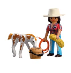 Galeria - zdjęcie nr. 2 - Playmobil Duo Pack Kowbojka ze źrebakiem 72026