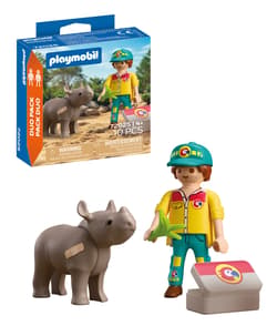 Galeria - zdjęcie nr. 3 - Playmobil DuoPack Strażnik leśny z nosorożcem 72025
