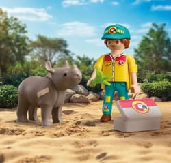 Galeria - zdjęcie nr. 4 - Playmobil DuoPack Strażnik leśny z nosorożcem 72025