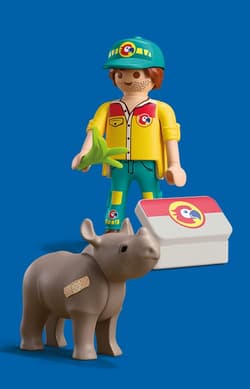 Galeria - zdjęcie nr. 5 - Playmobil DuoPack Strażnik leśny z nosorożcem 72025