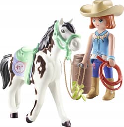 Galeria - zdjęcie nr. 3 - Playmobil Ellie i Sawdust ćwiczące western riding 71358